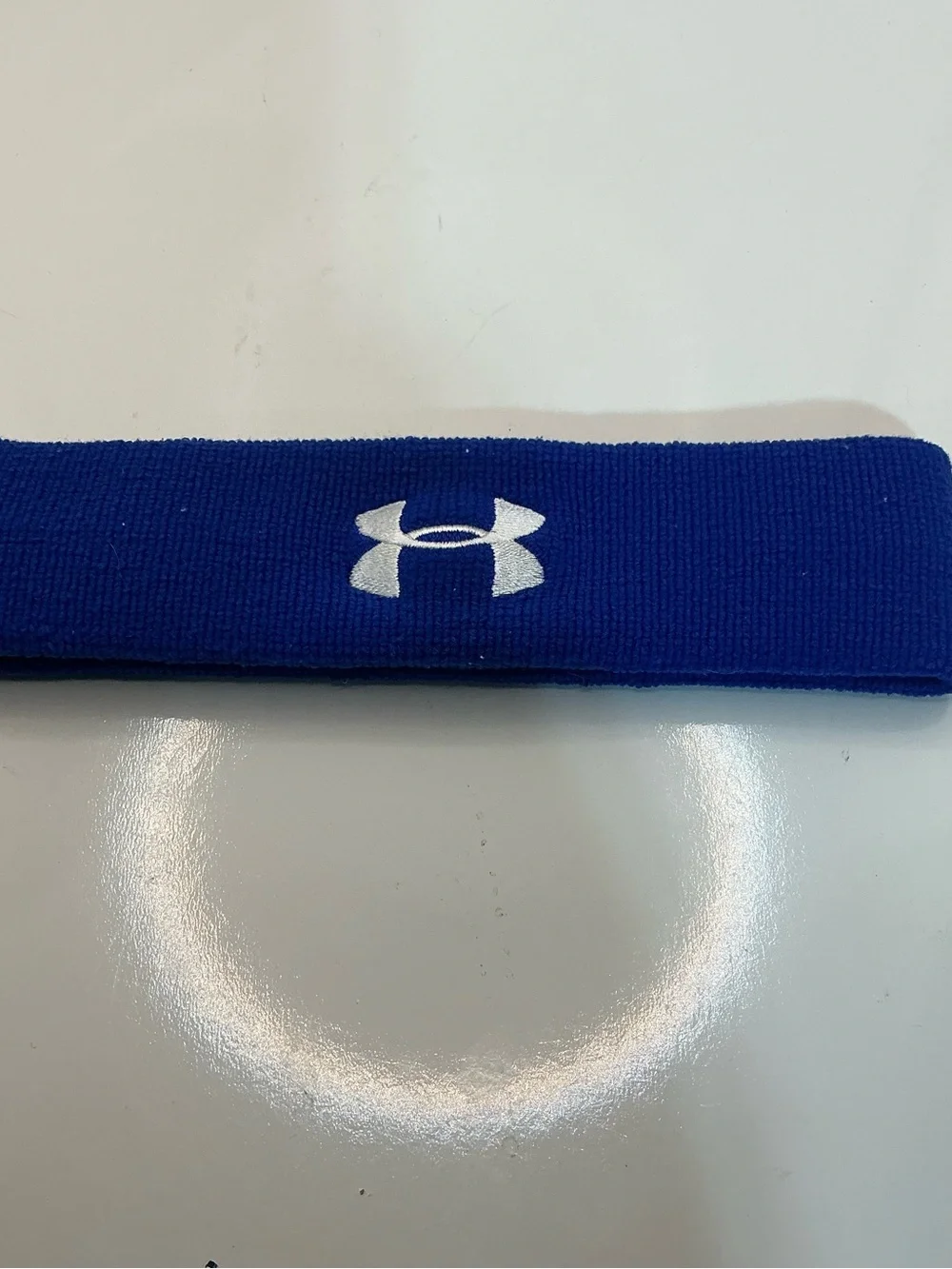 Under Armour Headbands Blue Gray Stretch Athletic Sweatband 2 Pack OSFM